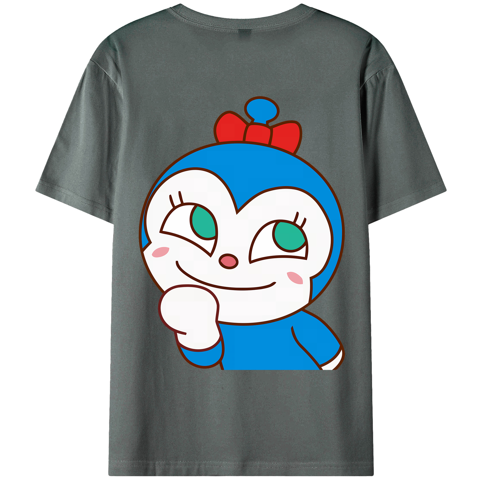 （画像用） アンパンマン Anpanman 綿100％ メンズ半袖Tシャツ（バックプリント） 通気性
